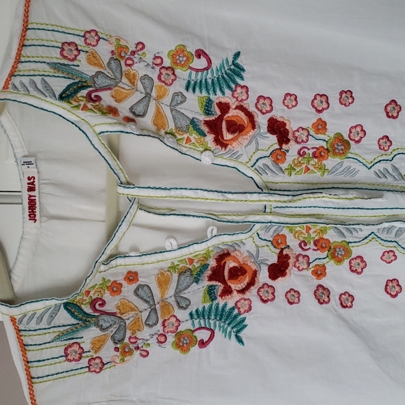 Johnny Was summer blouse. - Picture 3 of 3